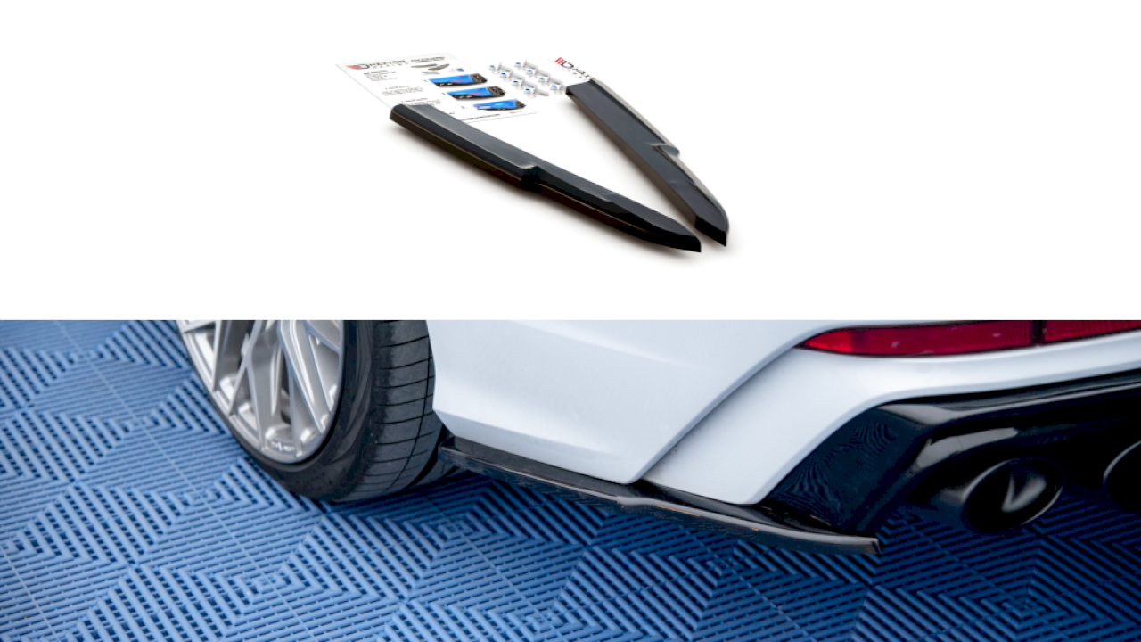 Audi A6 C8 S-Line 2018- Rearbumper cornerpieces